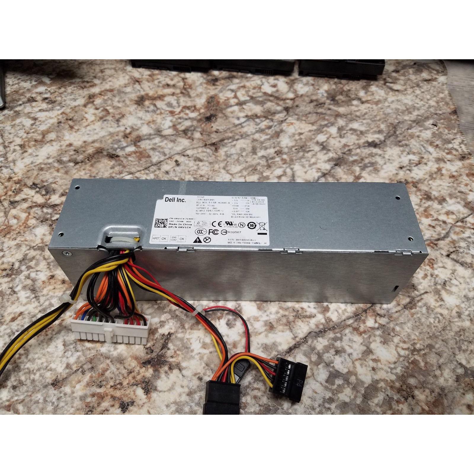 DELL OPTIPLEX  390 790 3010 7010 H240ES-00 709MT D240E003L 240W PC1002 RV1C4 738447547139 - AloinfoUSA