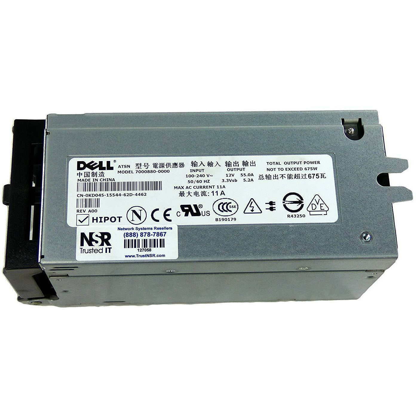Dell P2591 Poweredge 1800 Redundant Power Supply DPS-650BB A - AloinfoUSA