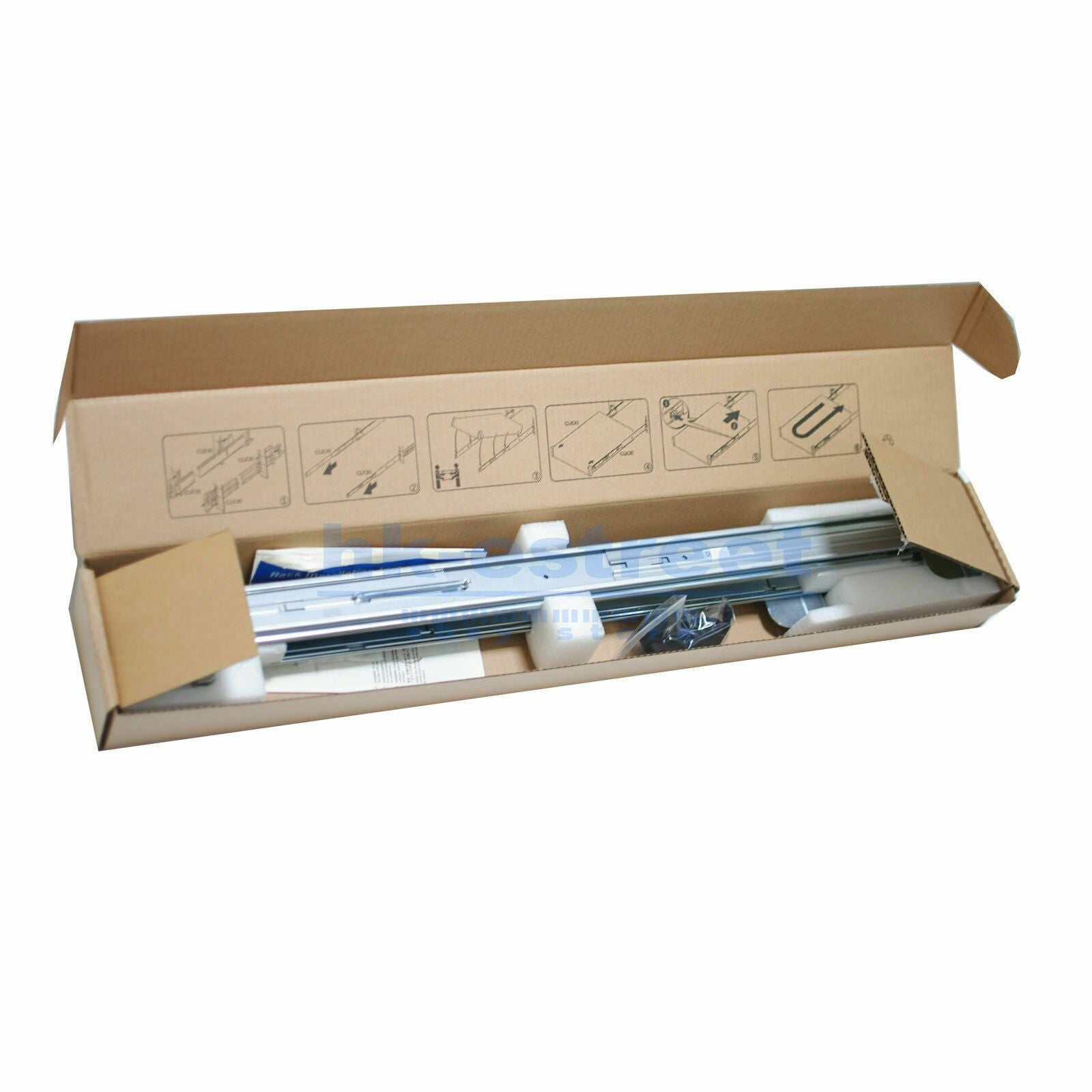 Dell Poweredge R320 R420 R430 R620 R630 R640 1U Sliding Ready Rails II Rieles  A7 81WCD - AloinfoUSA