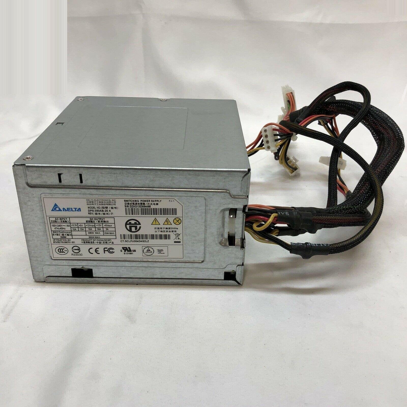 DPS-350AB-20 A For Hp Ml310e G8 350W Server power supply 671310-001 686761-001 - AloinfoUSA