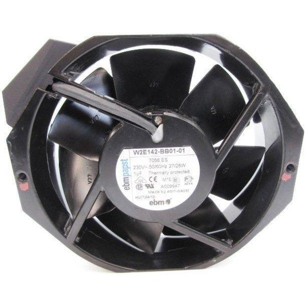 ebm-papst W2E142-BB01-01 230V 60Hz 28W Thermally Protected Fan 6 Inch Diameter - AloinfoUSA
