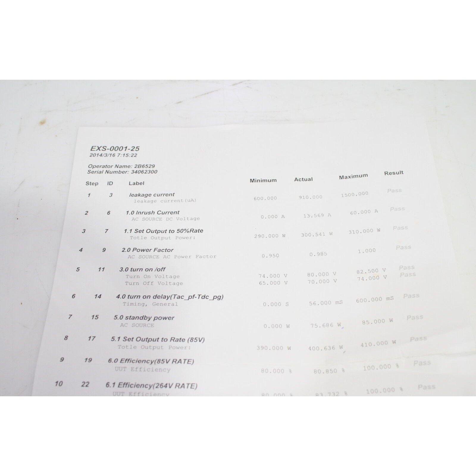 Excelsys Technologies XLC0555 Laser High Voltage Power Supply Input 174V Syneron - AloinfoUSA