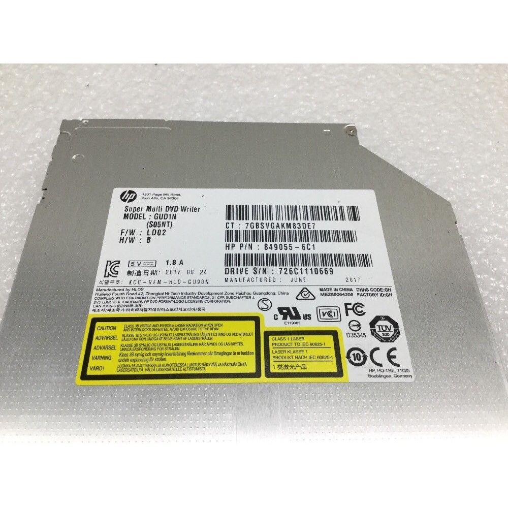 Genuine HP 9.5MM Ultra Slim Tray DVD Super Multi DVD Writer 849055-6C1 No Bezel 684758935519 - AloinfoUSA