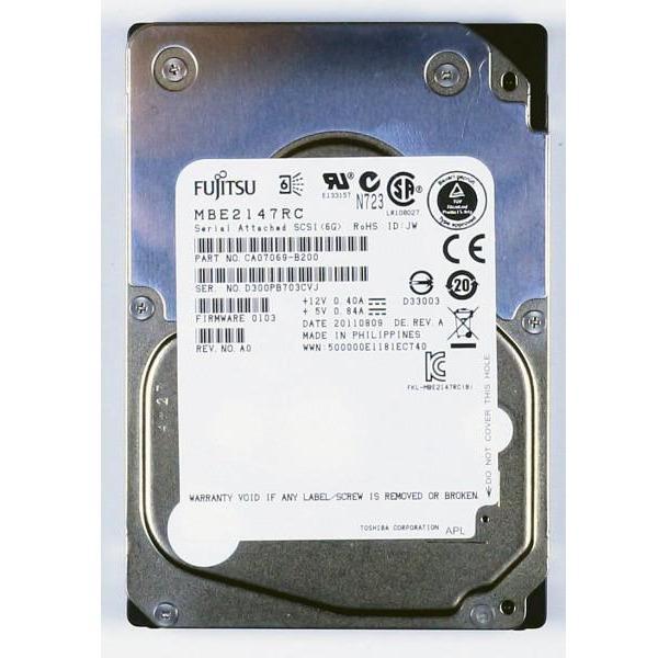 HD 146GB SAS 15k RPM 2.5" Hot Plug para SFF MBE2147RC - AloinfoUSA