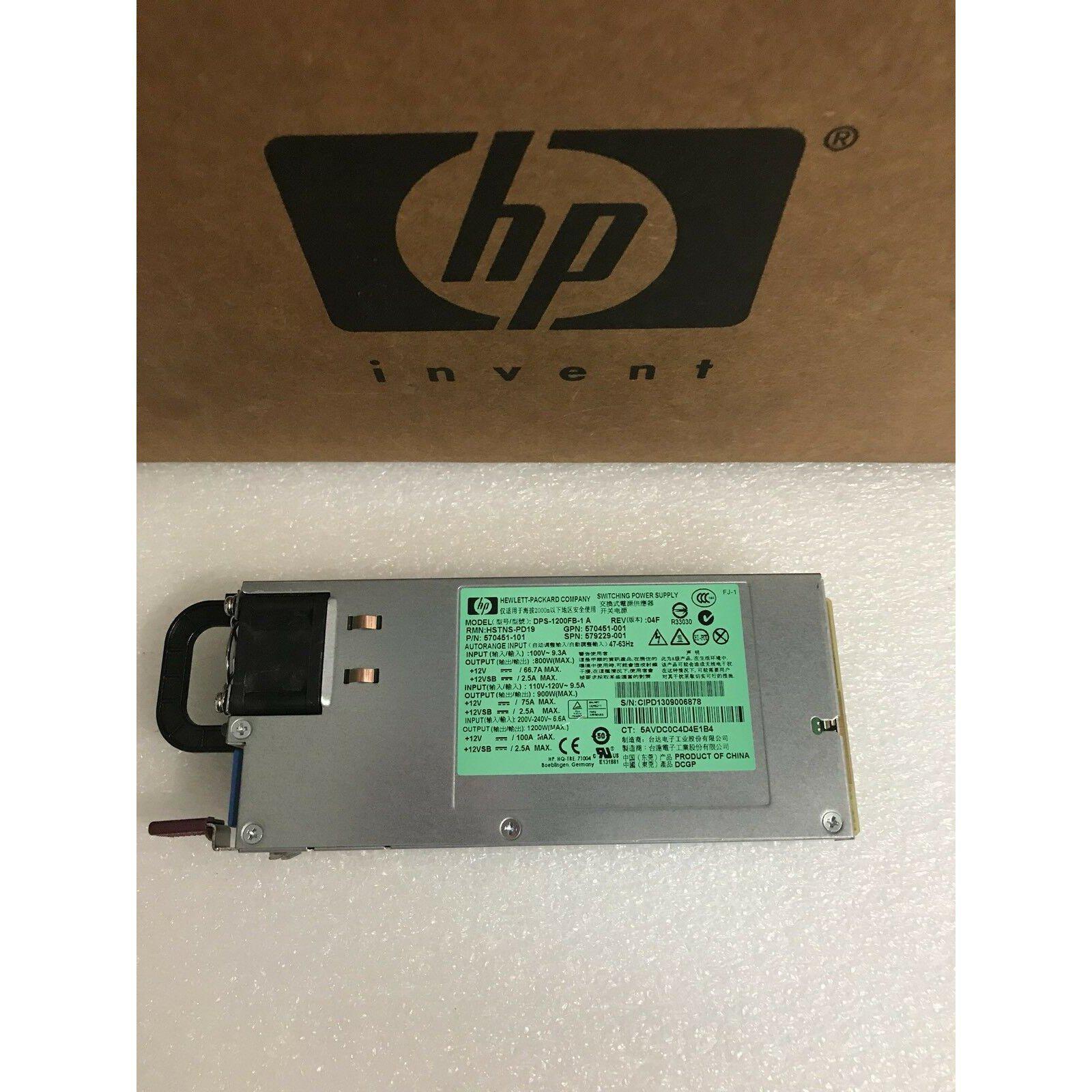 HP 578322-B21 579229-001 570451-101 570451-001 1200W Power Supply DPS-1200FB-1 A - AloinfoUSA