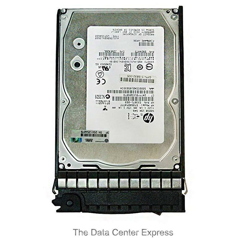 HP 600GB 6G SAS 15K 3.5 Hot Plug Hard Drive 516828-B21 - AloinfoUSA