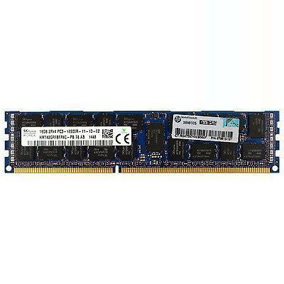 HP 672633-B21 672612-181 672612-081 16GB 12800R 1600Mhz 1.5v 2rx4 Memory Ram 5053772707665 - AloinfoUSA