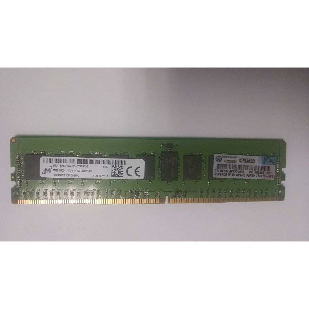 HP 752368-081 8GB 1RX4 PC4-2133P-R Memory - 726718-B21, 774170-001 - AloinfoUSA