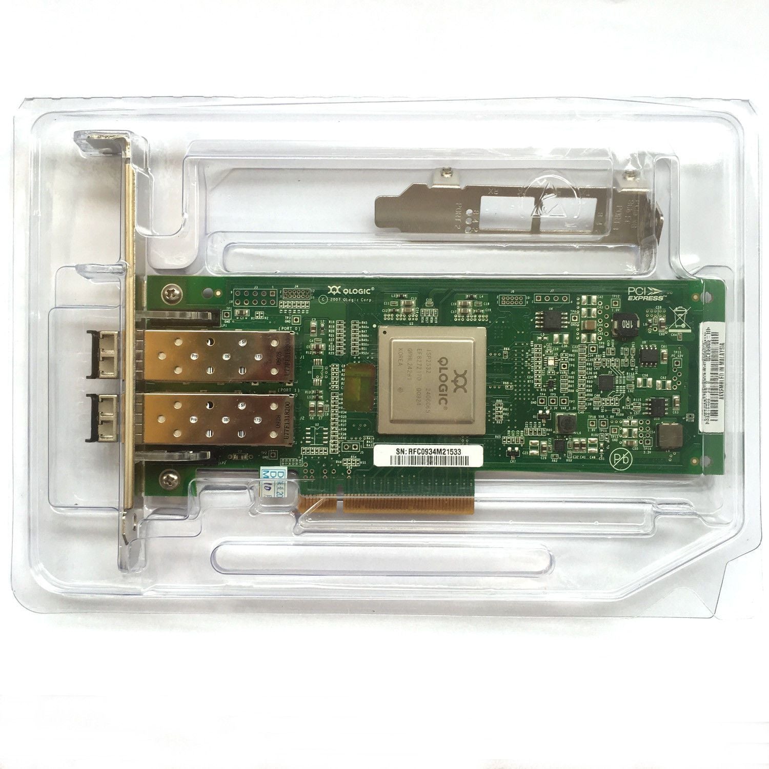 HP AJ764A QLE2562-HP 489191-001 8GB DUAL PORT PCI-e FC HOST BUS HBA 584777-001 883585907199 - AloinfoUSA