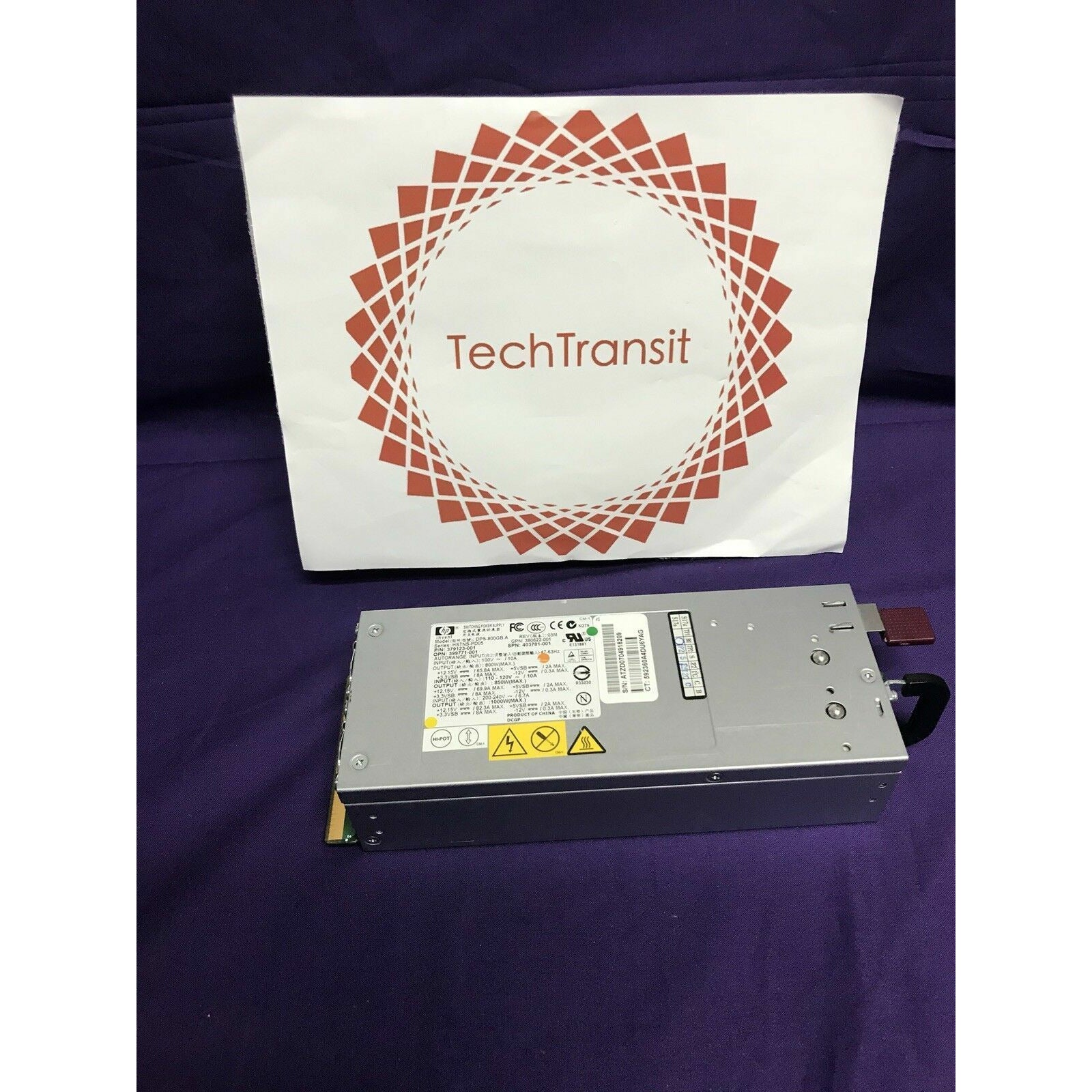 HP DPS-800GB A 403781-001 399771-001 ML350 1000W Power Supply HSTNS-PD05 - AloinfoUSA