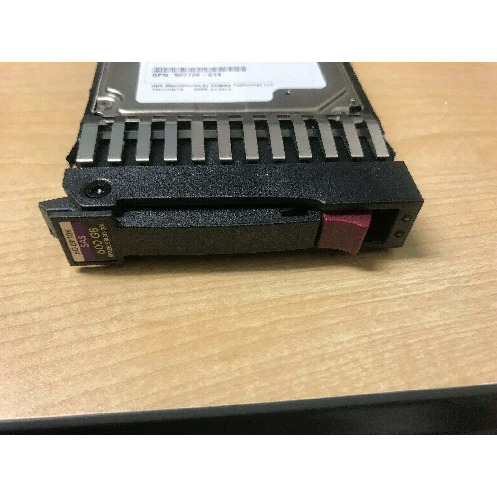 HP EG0600FCVBK 693569-003 600GB 10K 6G 2.5" SAS SC HARD DRIVE G8 G9 9WG066-035 - AloinfoUSA