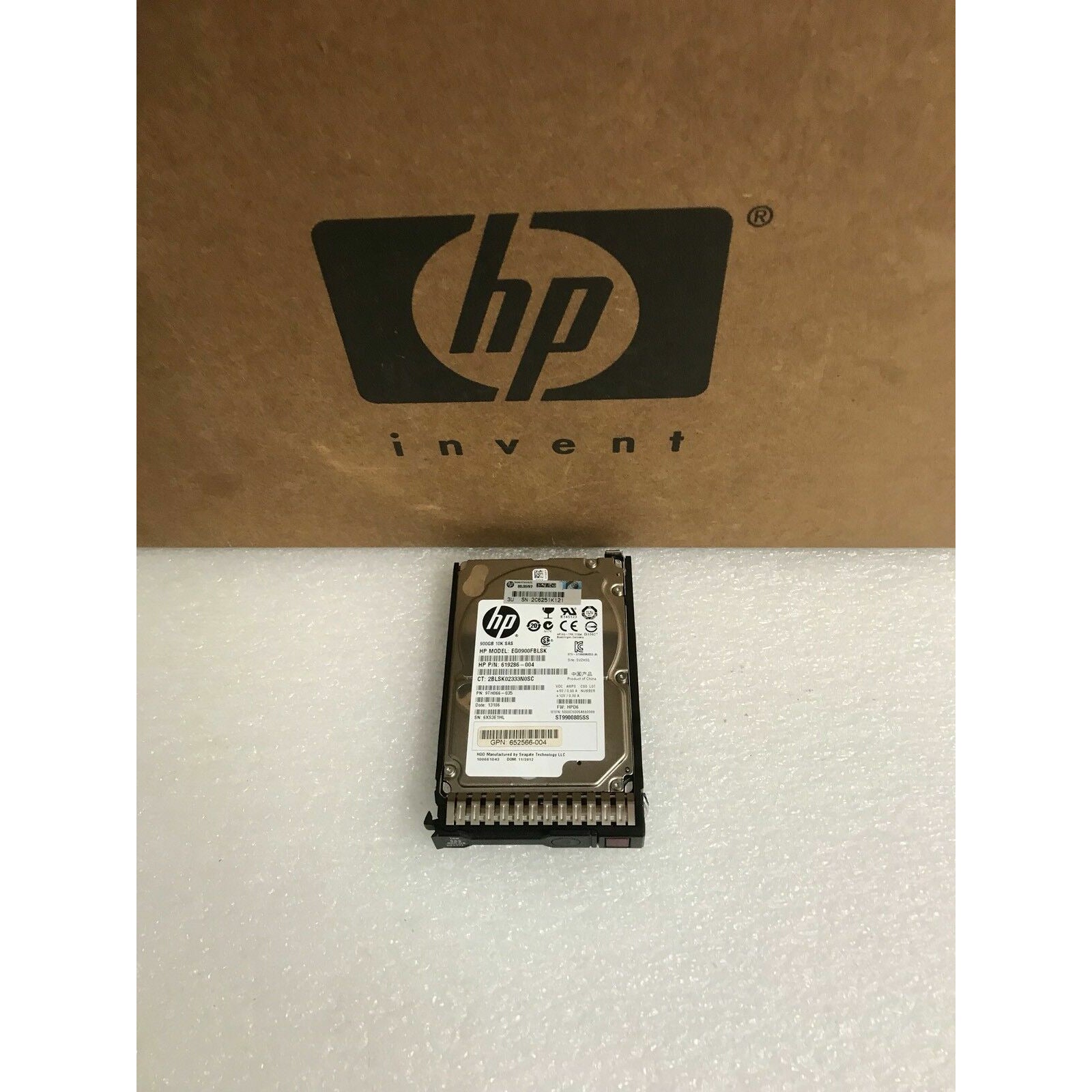 HP EG0900FBLSK 619286-004 900GB 10K 6G 2.5" SAS SC HARD DRIVE 9TH066-035 G8 - AloinfoUSA