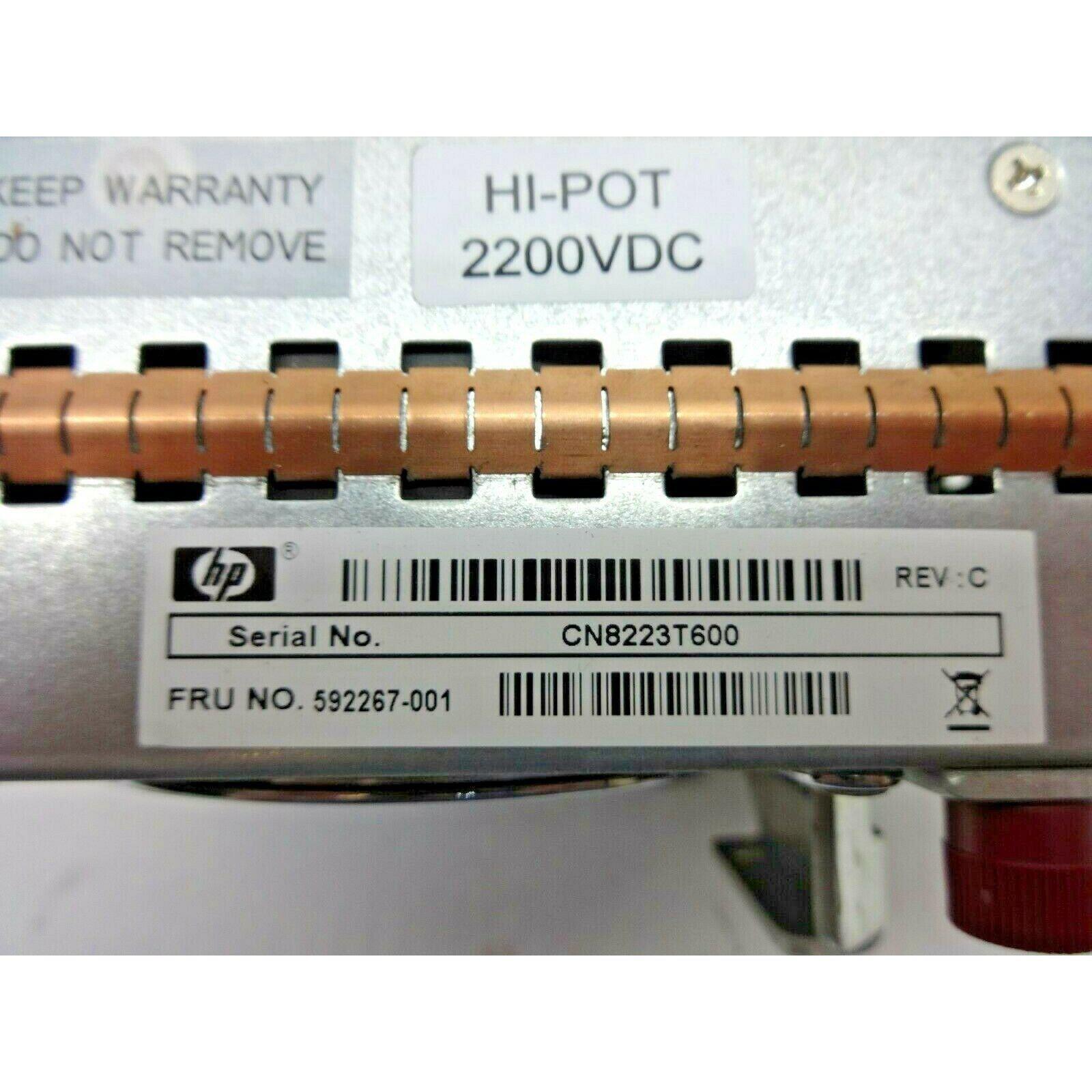 HP StorageWorks MSA2000 573W Server Power Supply 592267-001 Fuente - AloinfoUSA