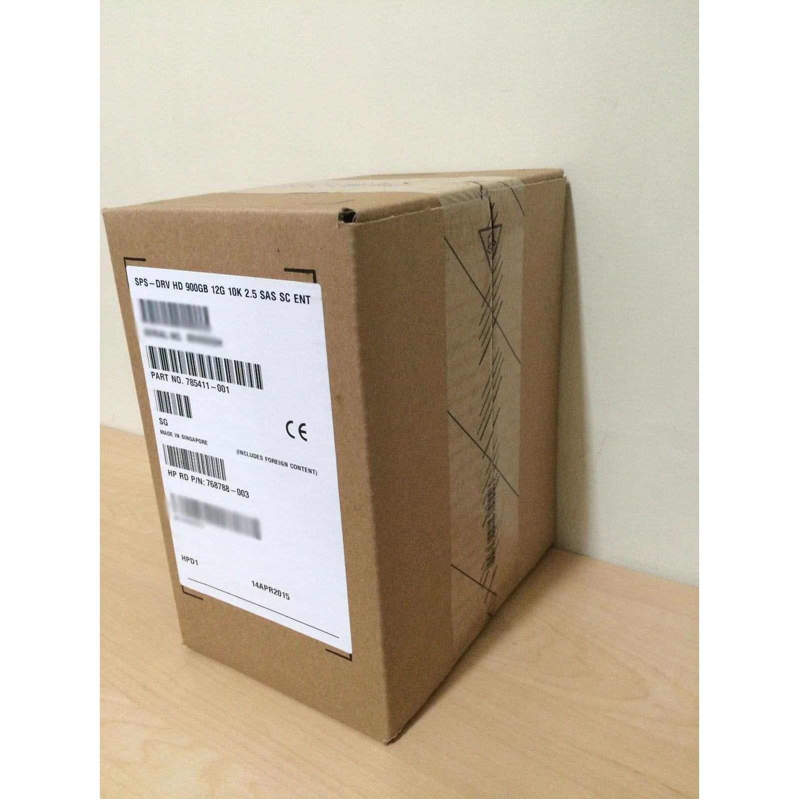 HPE 785069-B21 | 785411-001 900GB 12G SAS 10K RPM SFF 2.5-INCH SC ENTERPRISE HD 4514953788589 - AloinfoUSA