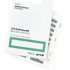 HPE LTO-8 Ultrium RW Bar Code Label Pack Q2015A 190017219189 - AloinfoUSA