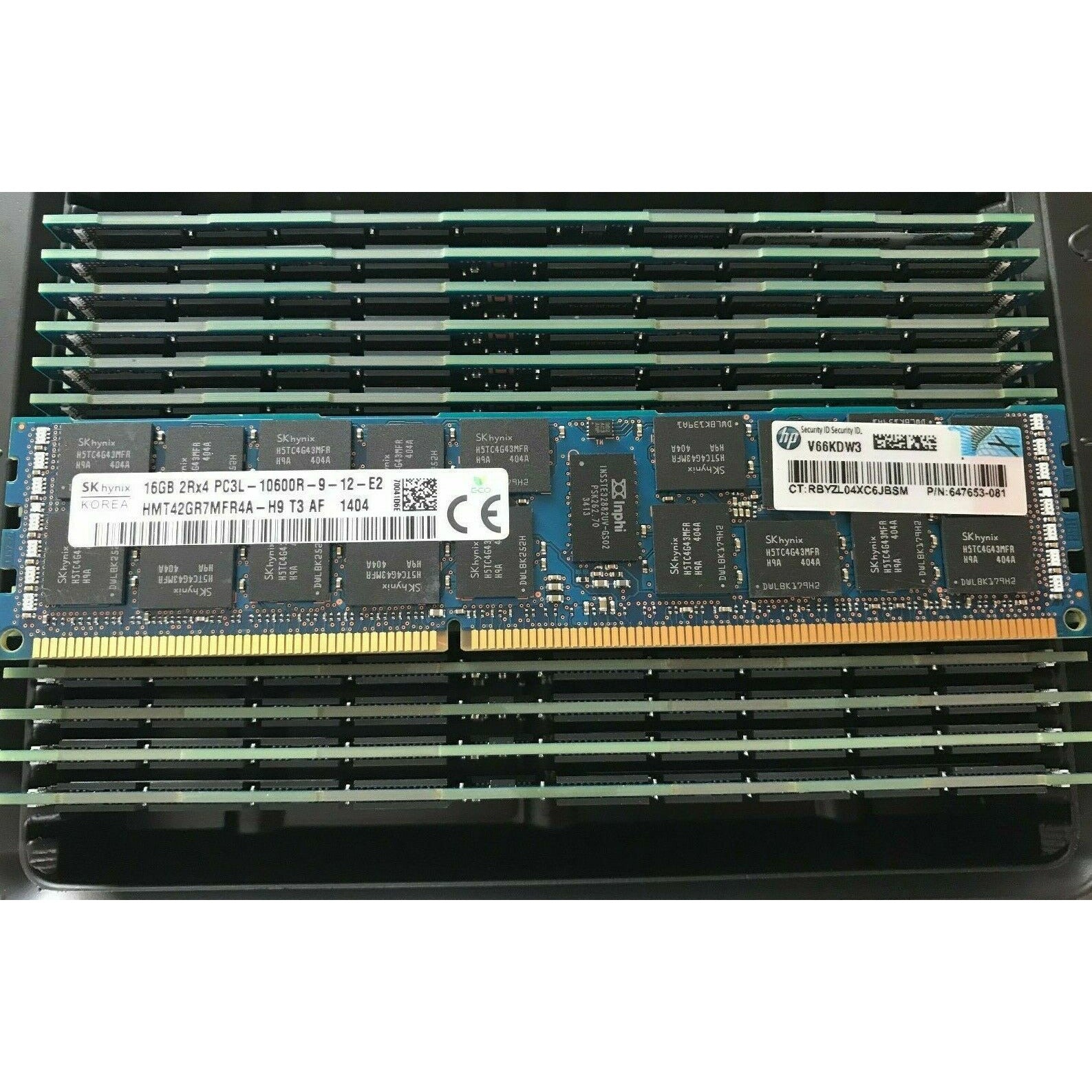 Hynix/HP 16GB 2RX4 PC3L-10600R ECC Reg Server RAM HMT42GR7MFR4A-H9 647653-081  849171009067 - AloinfoUSA