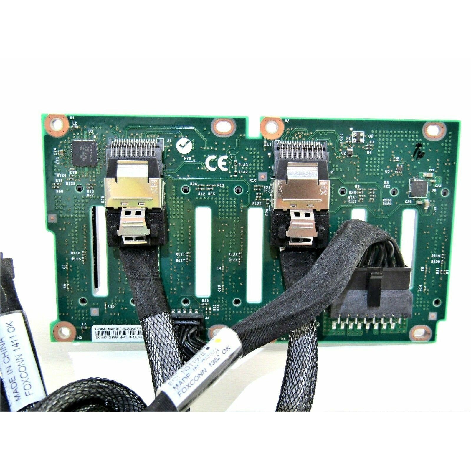 IBM 46W9187 46C9089 xSERIES x3400 x3650 x3750 M4 8-SLOT SAS 2.5" SFF BACKPLANE - AloinfoUSA