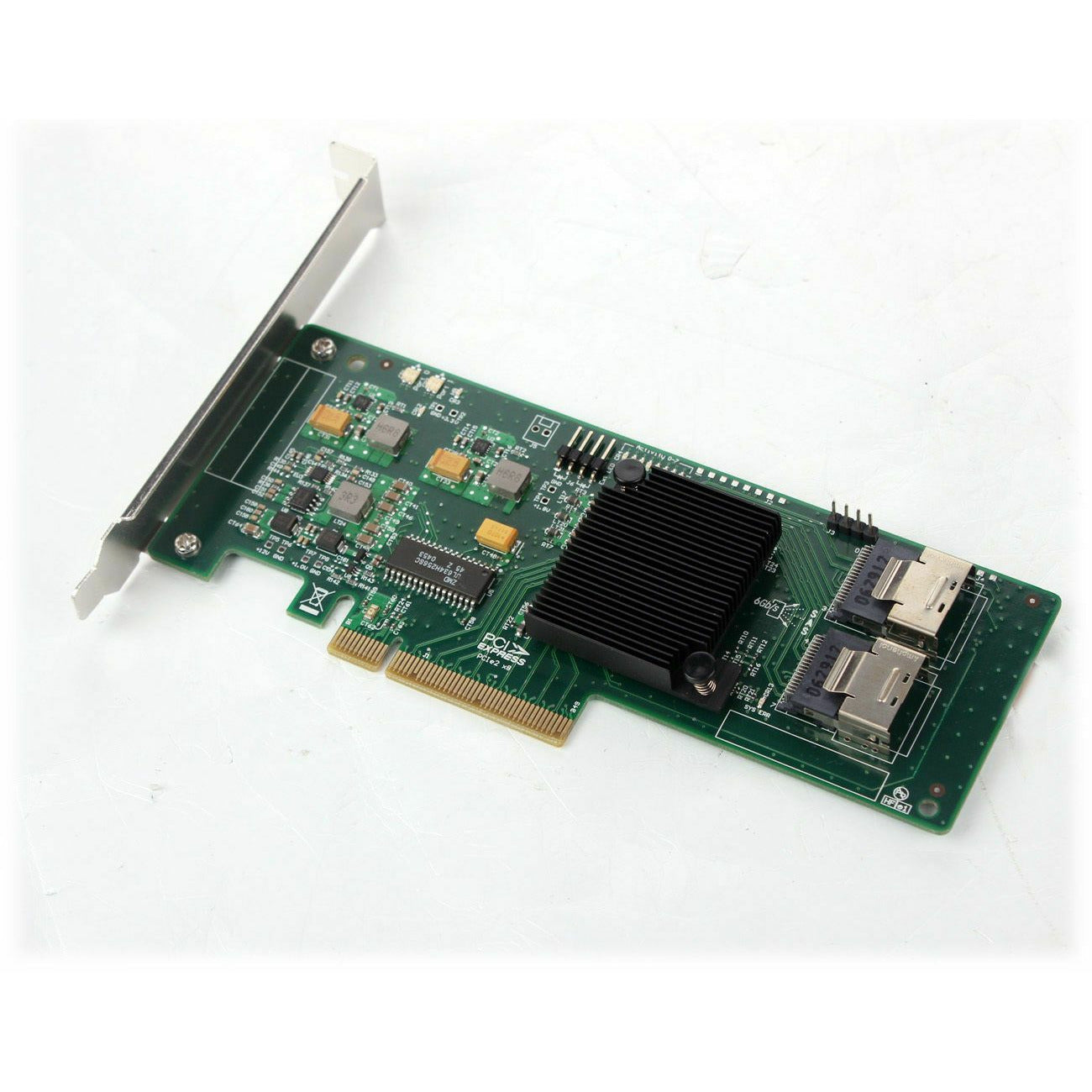 LSI Controller Card SAS 9211-8i IT Mode 8 Port 6Gb/s + 2*SFF-8087 SATA Cable - AloinfoUSA