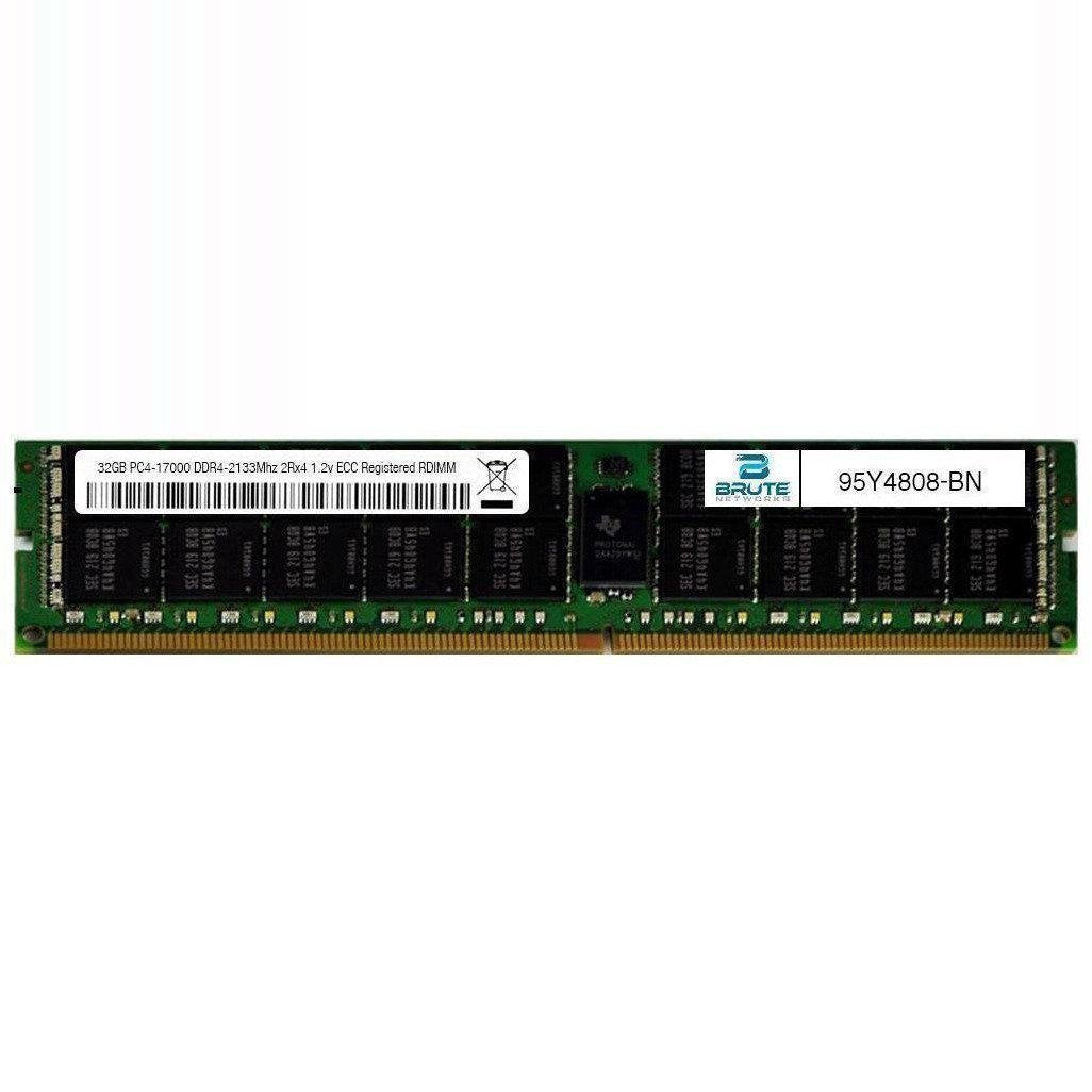 Memória 32GB (2Rx4) DDR4 2133MHz 288-Pin ECC RDIMM PC4-17000 para IBM Lenovo 95Y4808 - AloinfoUSA