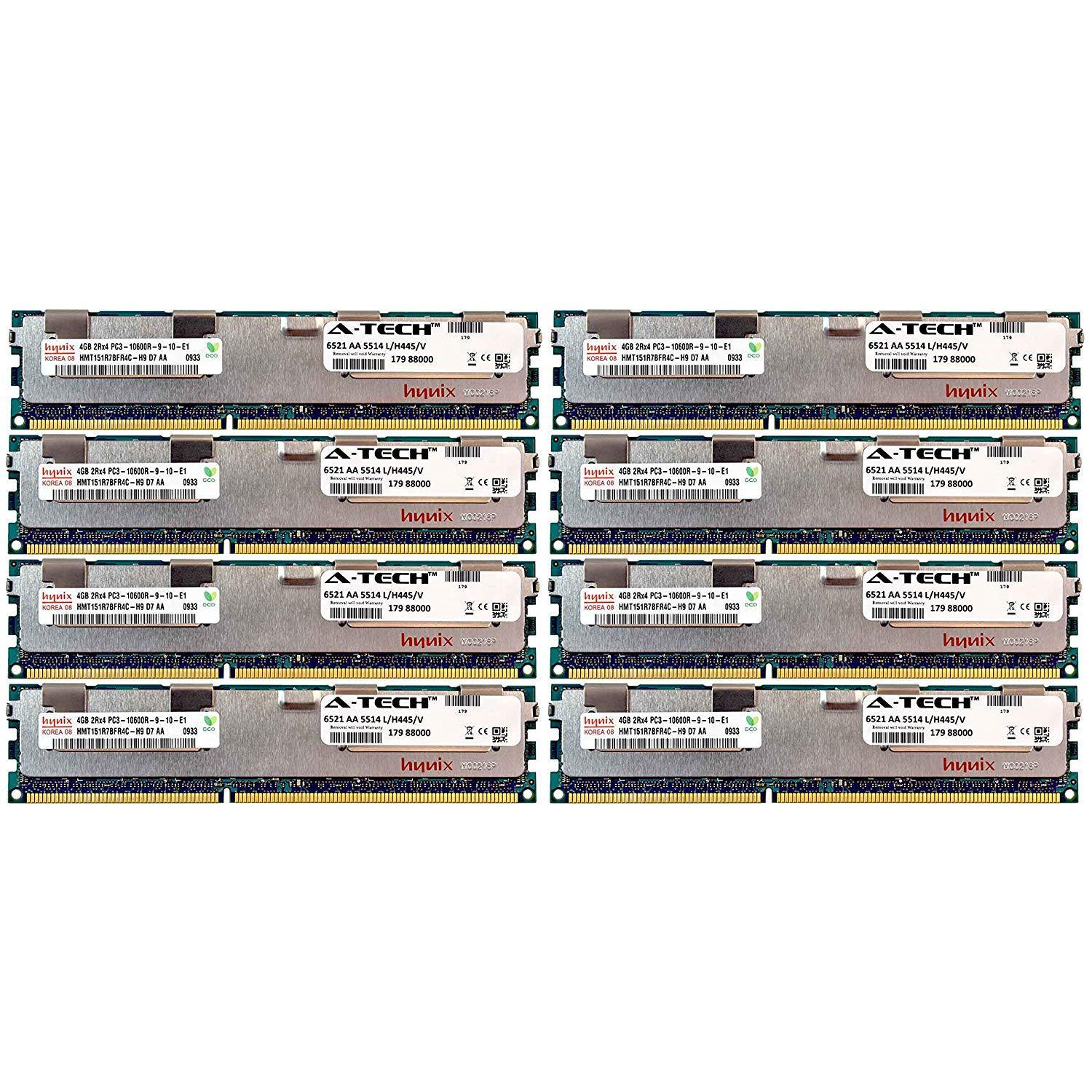 Memoria A-Tech Hynix 8GB Module PC3-10600 1.35V For Dell PowerEdge R820 A2626093 R910 T410 R415 A2862069 M610 R510 R710 A2862074 T610 T710 A3721482 C1100 C2100 C6145 C6100 C6105 R320 C6220 Memory RAM - AloinfoUSA