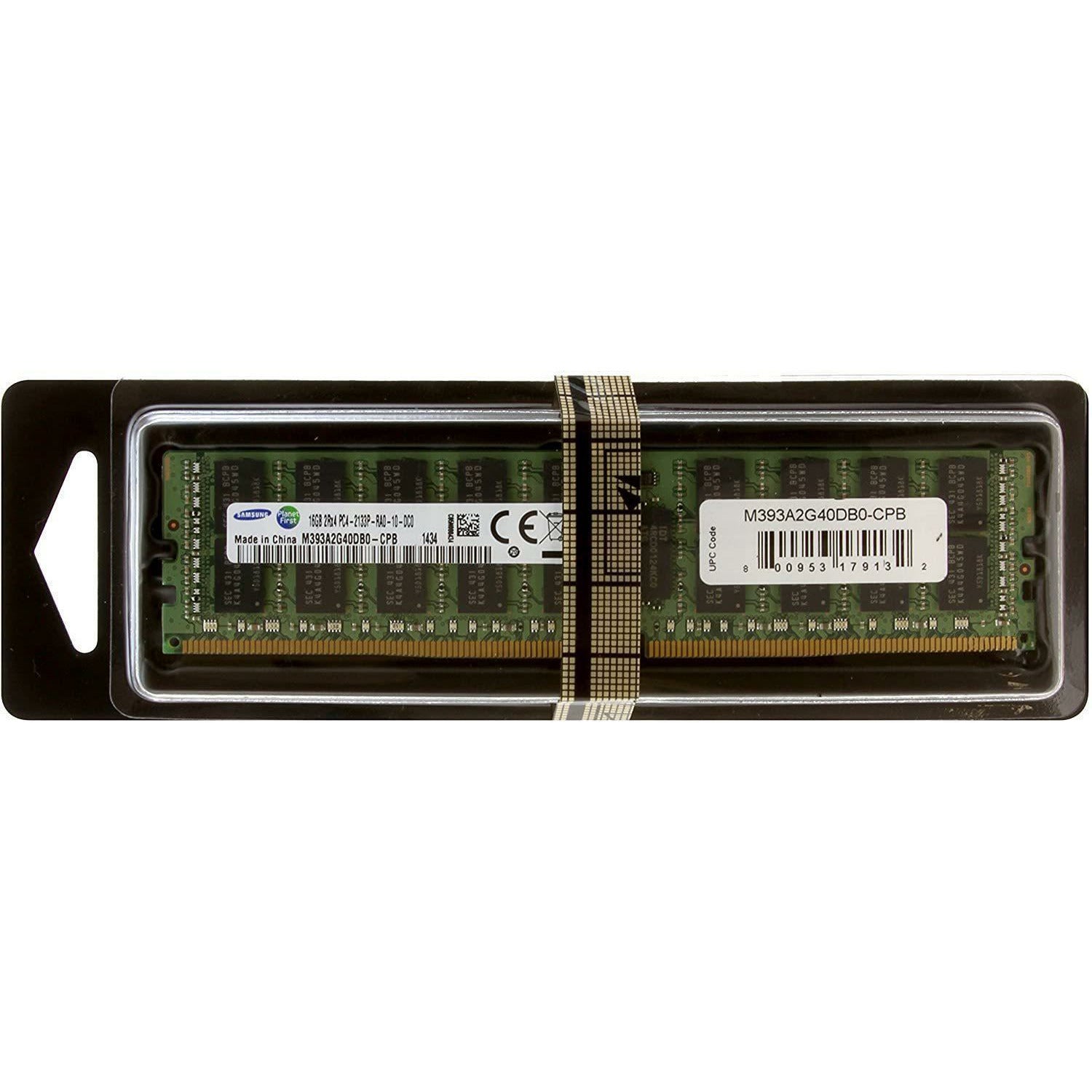 Samsung DDR4 2133MHzCL15 16GB RegECC 2Rx4 (PC4 2133) Internal Memory M393A2G40DB0-CPB - AloinfoUSA