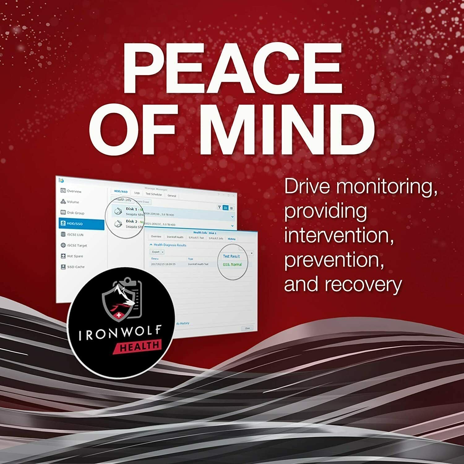 Seagate IronWolf 9.8TB Internal 7200RPM 3.5" (ST10000VN0004) NAS 763649117972 - AloinfoUSA