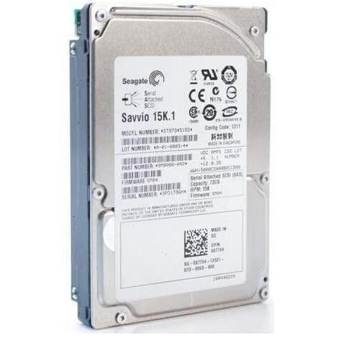 Seagate Savvio 15K ST973451SS 73 GB 2.534; Internal Hard Drive - SAS - 15000 RPM - 16 MB Buffer - ST973451SS - AloinfoUSA