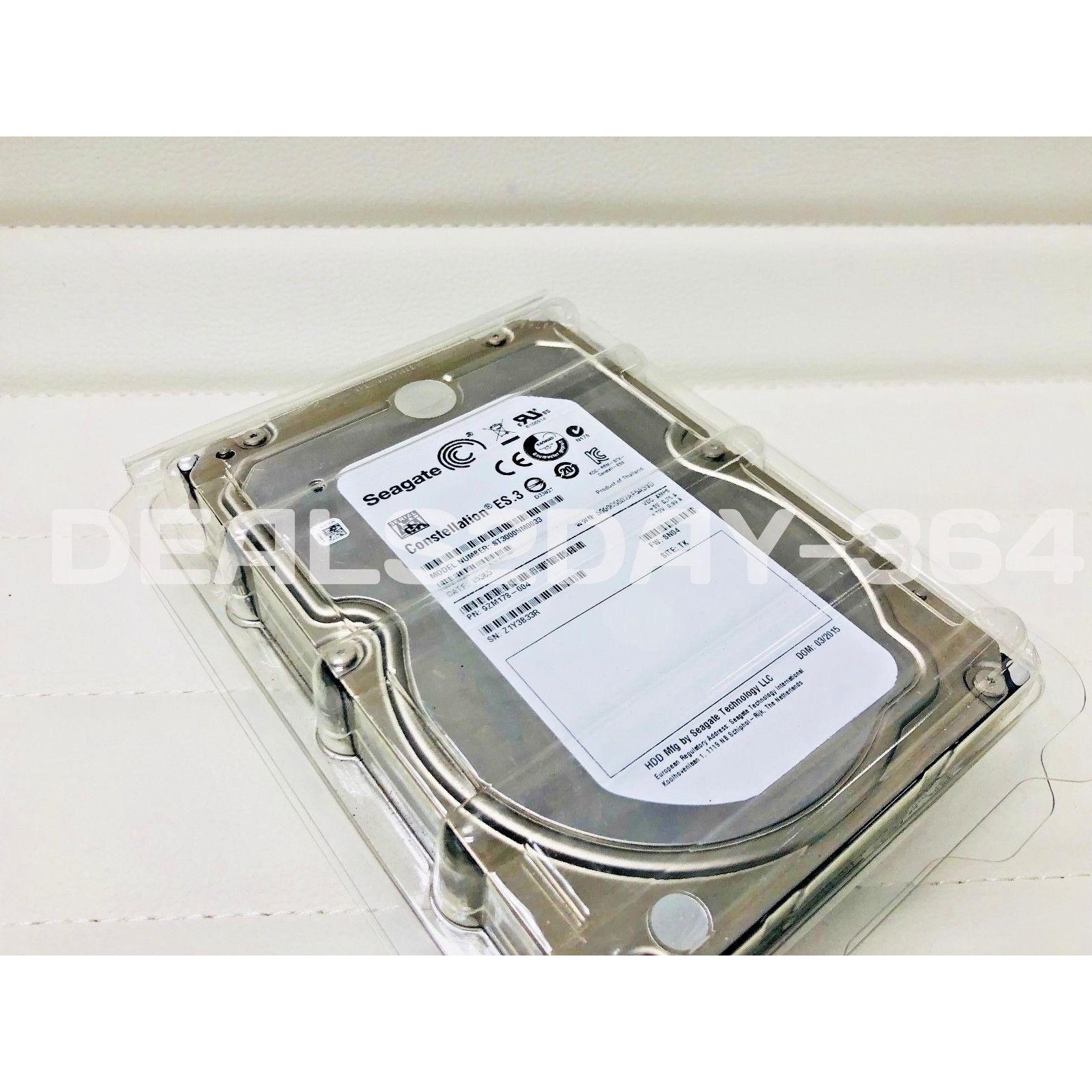 ST3000NM0033 SEAGATE 3TB 7.2K SATA 3.5" 6Gbps HDD CONSTELLATION ES.3 763649030028 - AloinfoUSA