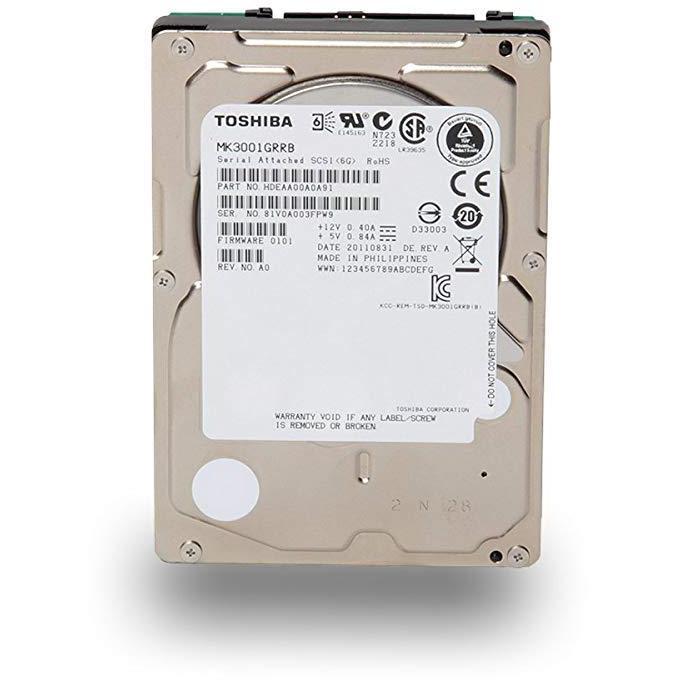 Toshiba 300 GB 2.5" Internal Hard Drive MK3001GRRB - AloinfoUSA